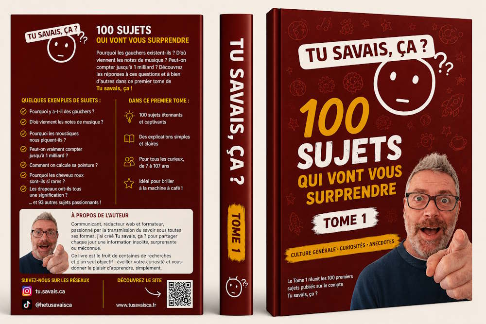 Livre Tu savais, ça ? Tome 1 - 100 sujets qui vont vous surprendre